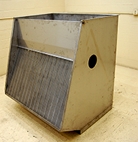 HYDROSIVE SCREEN Alardsieve waste-water recovery screener, stainless steel, 48 inch by 36 inch screen area;  Alard item Y1889