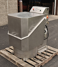 Refurb ished, BOCK FP-35 Mini Brute Plastic Basket SPIN DRYER, 20 gallon basket, all stainless steel, Alard item Y5541