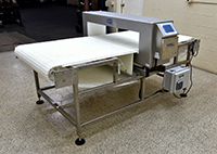 FOOD PROCESS METAL DETECTOR, 41x8 opening, stainless steel, with conveyor belt, in stock, Alard item Y3460