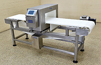 Cassel Metalshark2 Food METAL DETECTOR with CONVEYOR, 22x8 opening, multi-frequency, stainless steel, in stock new, Alard item Y5501